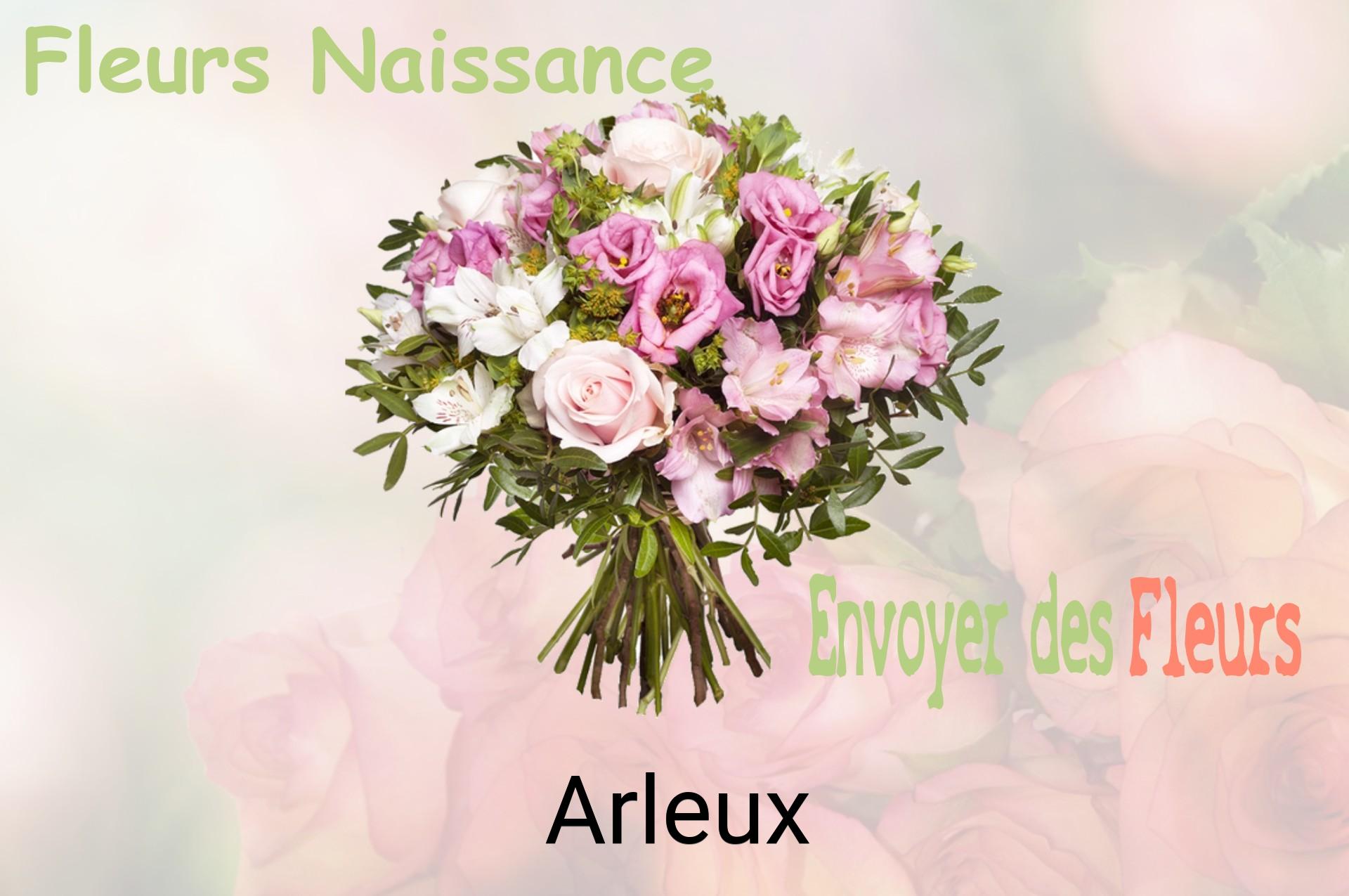 Bouquet de fleurs de naissance livré à Arleux